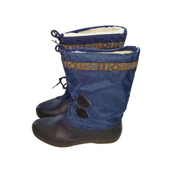 Vintage Baffin Canada Navy Blue Waterproof Winter Boots Size 10 RARE - Picture 4 of 14